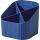 HAN Schreibköcher KARMA - 4 Fächer, Recyclingmaterial, öko-blau