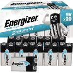 ENERGIZER Batterie Max E-Block 9V 20 Stück...