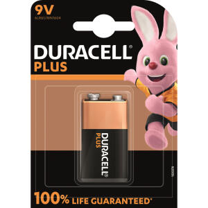 Batterie 9V/6LR61 9V Plus-ExtraLife DURACELL 142190 / 5002489 E-Block