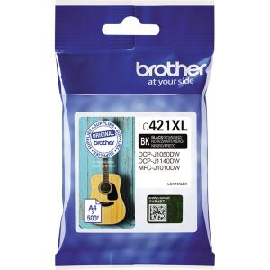 Brother Original Brother Tintenpatrone schwarz (LC-421XLBK)