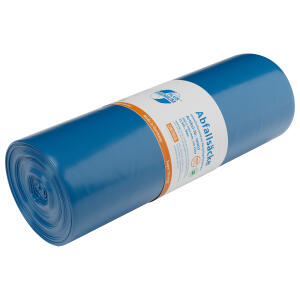 DEISS Abfallsack Recycling - 120 l, LDPE, 10 my, blau, 25 Stück