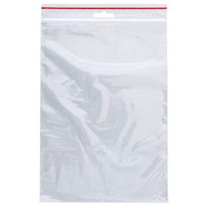 Q-Connect Druckbandbeutel - 170x230mm, transparent, 100 Stück