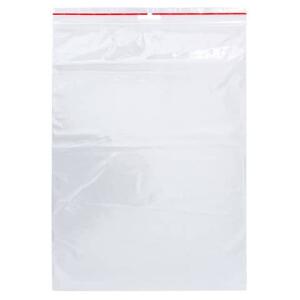 Q-Connect Druckbandbeutel - 230x320mm, transparent, 100 Stück