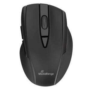 MEDIARANGE Maus MROS217 - optisch Funkmaus, 5-Tasten, kabellos, schwarz