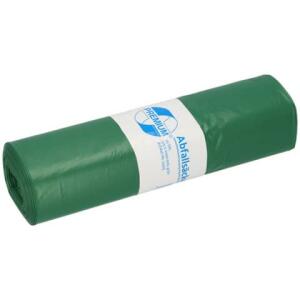 DEISS Müllsack Recycling - 70 Liter, grün, 25 Stück, Recycling-LDPE