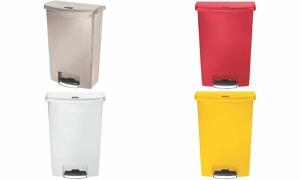 Slim Jim® Step-On-Tretabfallbehälter RUBBERMAID 1883561 90l, Kunststoff