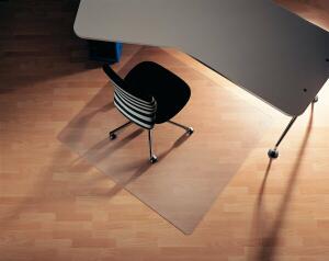 RS OFFICE ECOGRIP HEAVY Bodenschutzmatte - 130 x 120 cm, 2,0 mm, Hartböden, transparent
