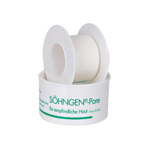 SÖHNGEN Heftpflaster Pore - 2,5 cm x 5 m, weiß