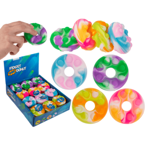 OOTB Fidget Pop Toy Donut ca. 7 x 35 cm
