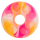 OOTB Fidget Pop Toy Donut ca. 7 x 35 cm