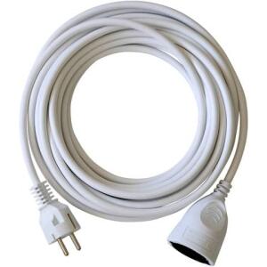 brennenstuhl Kunststoff-Verlängerung - 10 m, weiß, H05VV-F 3G1,5