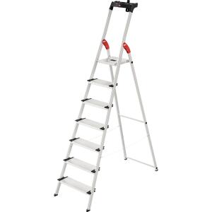HAILO Alu-Sicherheitsleiter L80 ComfortLine - 7 Stufen