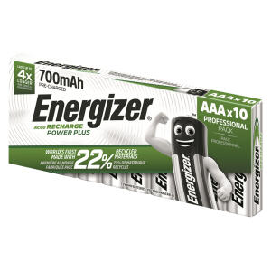 ENERGIZER Akku Rechargeable Power Plus Micro AAA/HR03 10ST PowerPlus