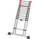 HAILO Alu-Sicherheits-Teleskopleiter T80 FlexLine - 13...