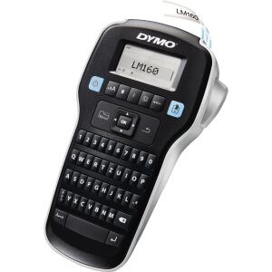 DYMO Beschriftungsgerät LabelManager™ 160 QWERTZTastatur schwarz/silber