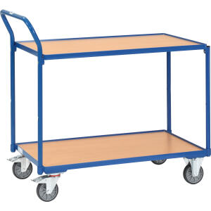 FETRA Tischwagen - 2 Etagen, 850 x 500 mm, bis 300 kg