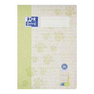 Oxford Recycling Schulheft A4, 16 Blatt, Lineatur 1, Optik Paper®