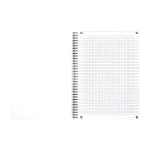 Oxford Office Spiralbuch My Rec’Up A4, kariert, 90 Blatt, Cover grün