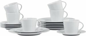 Esmeyer Kaffeeservice ISTA 18-tlg. weiß