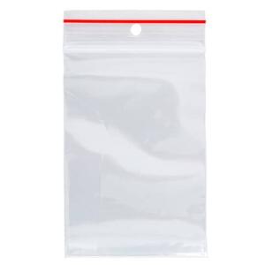 Q-Connect Druckbandbeutel - 70x100mm, transparent, 100 Stück