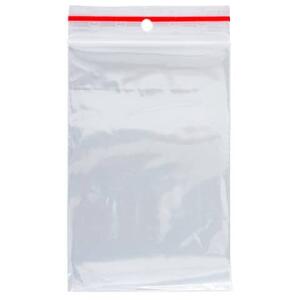 Q-Connect Druckbandbeutel - 80x120mm, transparent, 100 Stück