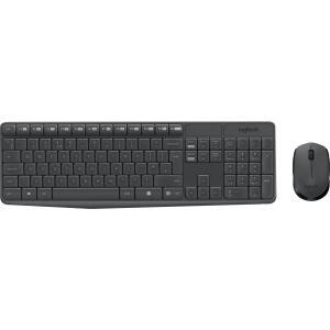 Tastatur + Maus kabellos anthrazit LOGITECH 920-007905 / MK235
