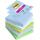 Post-it Haftnotizblock Super Sticky Z-Notes Oasis Collection - 76 x 76 mm, sortiert, 5x 90 Blatt