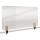 LEGAMASTER ELEMENTS Tischtrennwand - 60 x 120 cm, transparent, Klammern