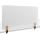 LEGAMASTER ELEMENTS Tischtrennwand - 60 x 80 cm, transparent, Halterungen