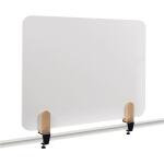 LEGAMASTER ELEMENTS Tischtrennwand Whiteboard - 60 x 80 cm, weiß, Klammern