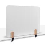 LEGAMASTER ELEMENTS Tischtrennwand Whiteboard - 60 x 80 cm, weiß, Klammern