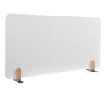 LEGAMASTER ELEMENTS Tischtrennwand Whiteboard - 60 x 80 cm, weiß, Klammern