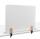 LEGAMASTER ELEMENTS Tischtrennwand Whiteboard - 60 x 80 cm, weiß, Klammern