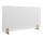 LEGAMASTER ELEMENTS Tischtrennwand Whiteboard - 60 x 80 cm, weiß, Klammern