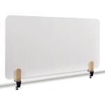 LEGAMASTER ELEMENTS Tischtrennwand Whiteboard - 60 x 120 cm, weiß, Klammern