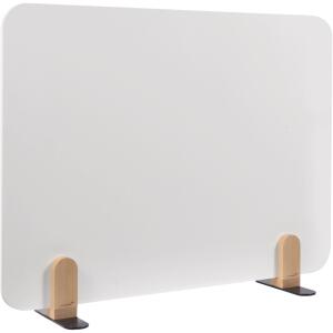 LEGAMASTER ELEMENTS Tischtrennwand Whiteboard - 60 x 80 cm, weiß, Halterungen