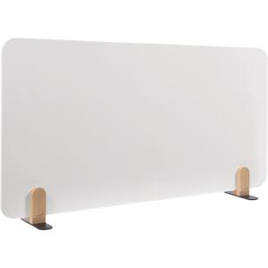 LEGAMASTER ELEMENTS Tischtrennwand Whiteboard - 60 x 120 cm, weiß, Halterungen