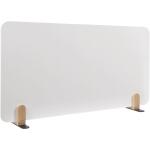 LEGAMASTER ELEMENTS Tischtrennwand Whiteboard - 60 x 120 cm, weiß, Halterungen