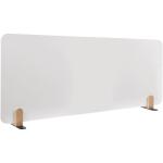 LEGAMASTER ELEMENTS Tischtrennwand Whiteboard - 60 x 160 cm, weiß, Halterungen
