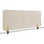 LEGAMASTER ELEMENTS Tischtrennwand akustik Pinboard - 60 x 160 cm, beige, Klammern