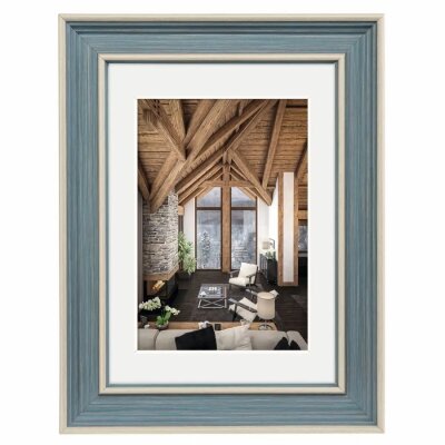Bilderrahmen Rustic grau-blau HAMA 193061 f.10x15cm  Kunststoff