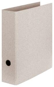 Falken Falken Ordner PURE Raw A4 8 cm breit mit Drahtniederhalter Falken grau