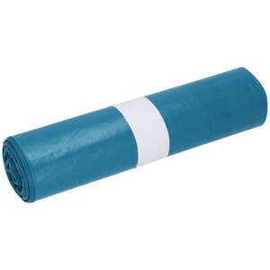 DEISS Müllsack Recycling - 70 Liter, blau, 25 Stück, Recycling-LDPE