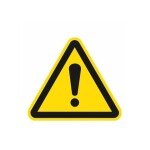 MOEDEL Allgemeines Warnzeichen ISO 7010, Folie...