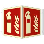 MOEDEL Winkelschild Feuerlöscher ISO 7010,...