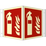 MOEDEL Winkelschild Feuerlöscher ISO 7010,...
