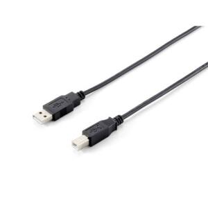 EQUIP USB 2.0 Cable Type A Male to Type B Male 1.8m