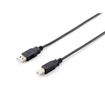 EQUIP USB 2.0 Cable Type A Male to Type B Male 1.8m