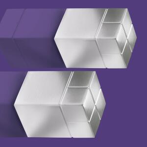 SIGEL BA707 SuperDym-Magnete - silber - Würfel - Haftkraft auf Glas-Magnetboards: 24 Blatt (A4, 80g/m²) - 2 x 3 x 2 cm - 2 Stück - für Glas-Magnetboards, magnetische Whiteboards und weitere magnetische Oberflächen