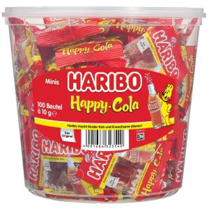 Fruchtgummi Happy-Cola 100ST HARIBO 212108004/4161532 im Minibeutel